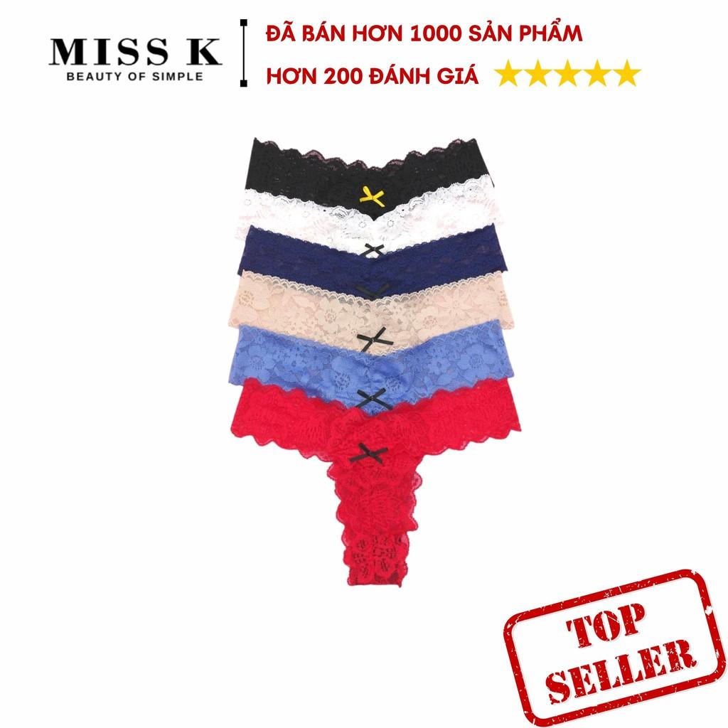 Quần lót ren Bikini style thương hiệu Miss K U017