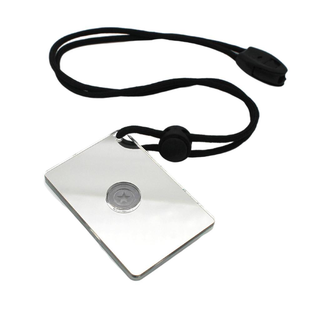 Outdoor Survival Reflective Mirror Signal Mirror Emergency Reflective Tool