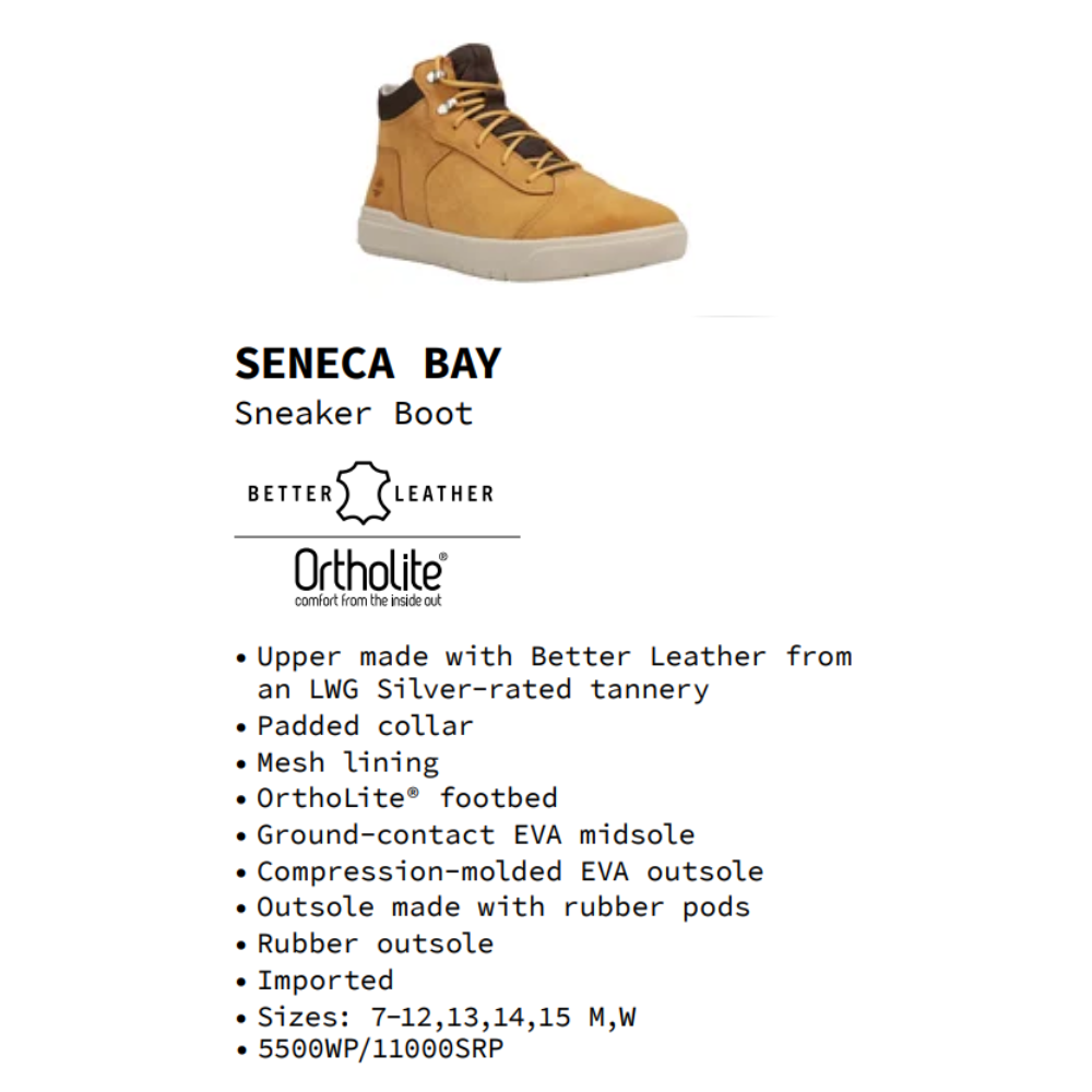 [NEW] Original Timberland Giày Nam Seneca Bay Sneaker Boot TB0A414624