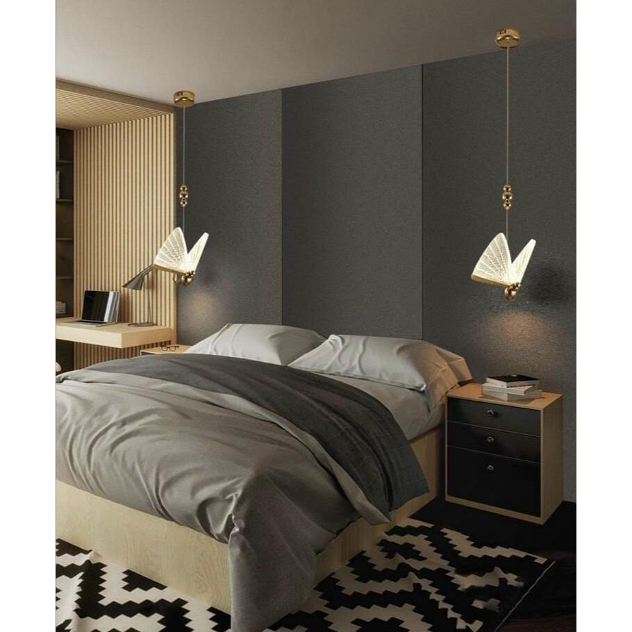 Đèn thả bướm trang trí,đèn thả phòng ngủ,đèn thả bàn ăn,đèn phòng khách, đèn treo, đèn thả trần, đèn thả thông tầng