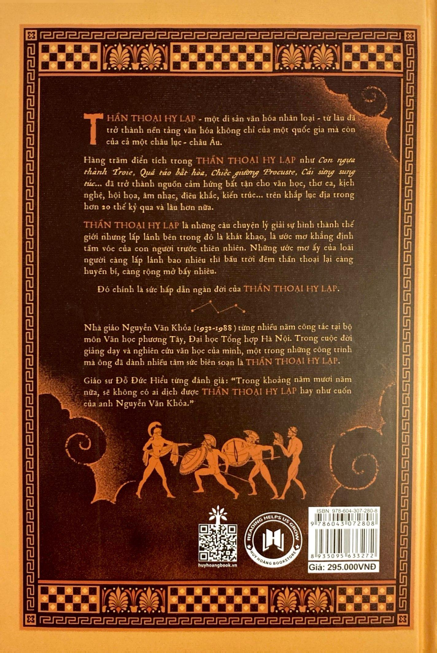 Thần Thoại Hy Lạp - Bìa Cứng (Tái Bản 2023)