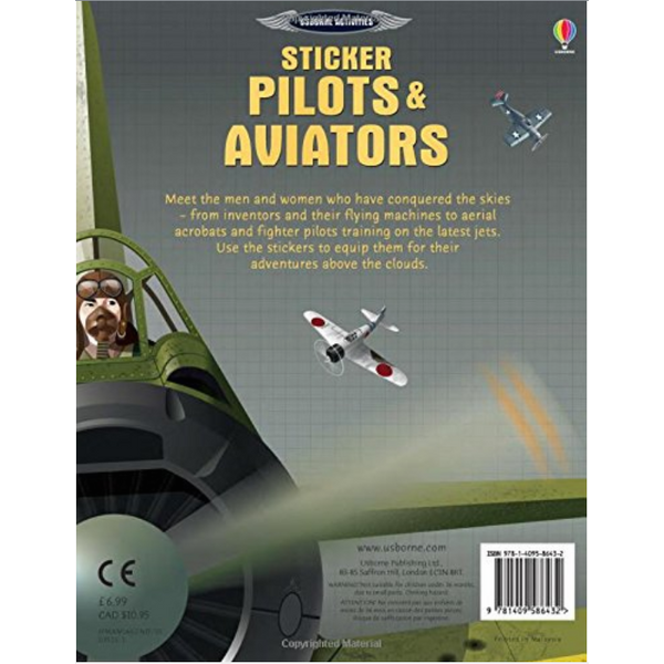 Usborne Sticker Pilots and Aviators