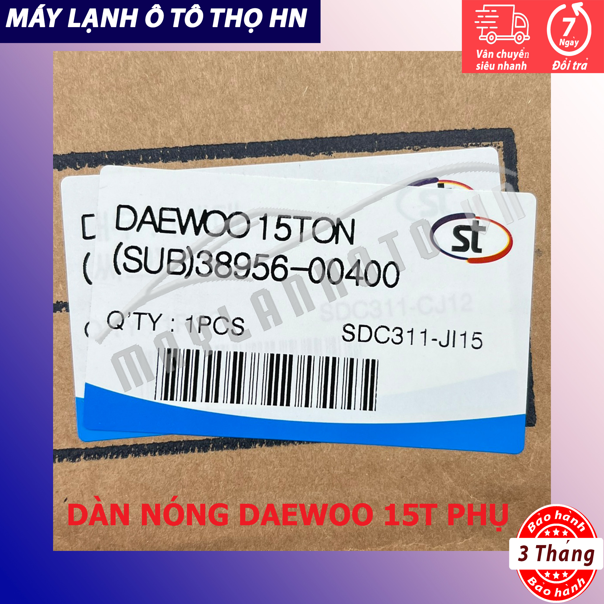 Dàn nóng Daewoo Novus 15 tấn - 24 tấn phụ hàng xịn Hàn Quốc