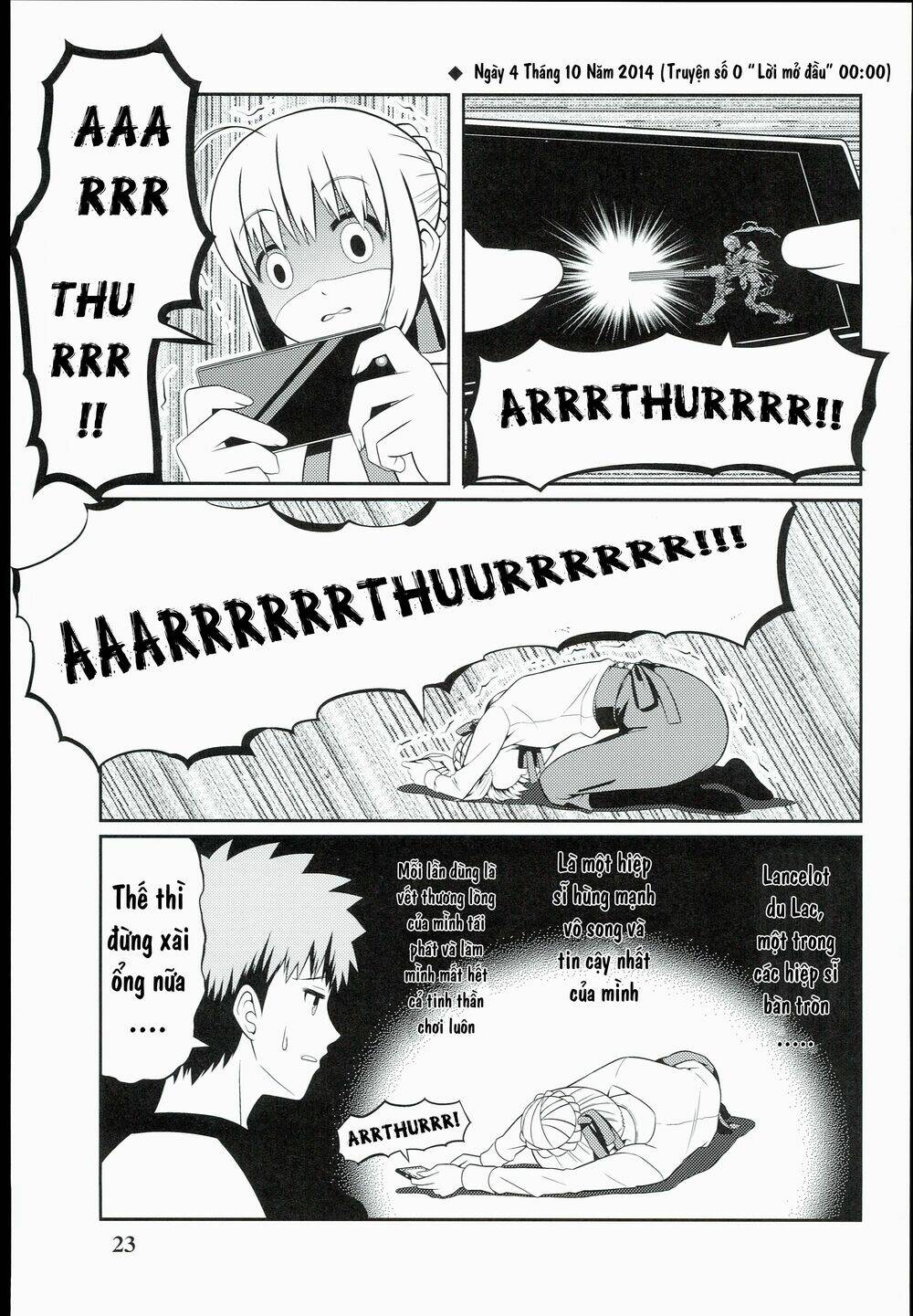 saber-san chơi fgo! chapter 1 25