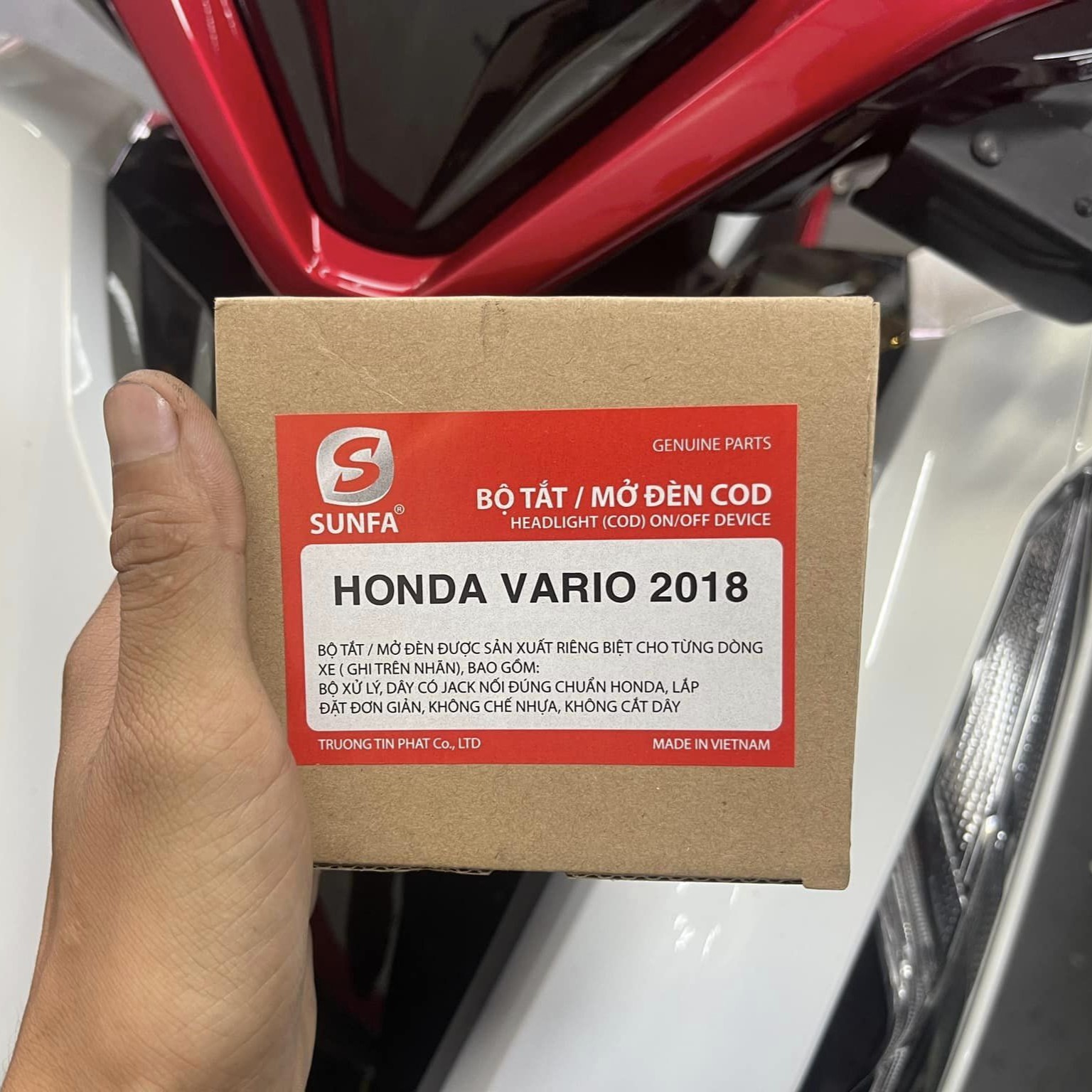 Bộ công tắc đèn Sunfa cho Vario/ Click đời 2018 - 2022 (090032)