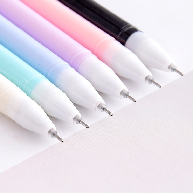 Combo 6 bút bi mèo Nhật xinh yêu cute dễ thương màu pastel - A76