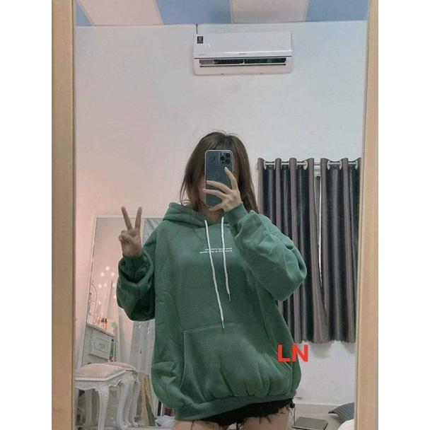 Áo hoodie 2 dòng chữ nhỏ TH6