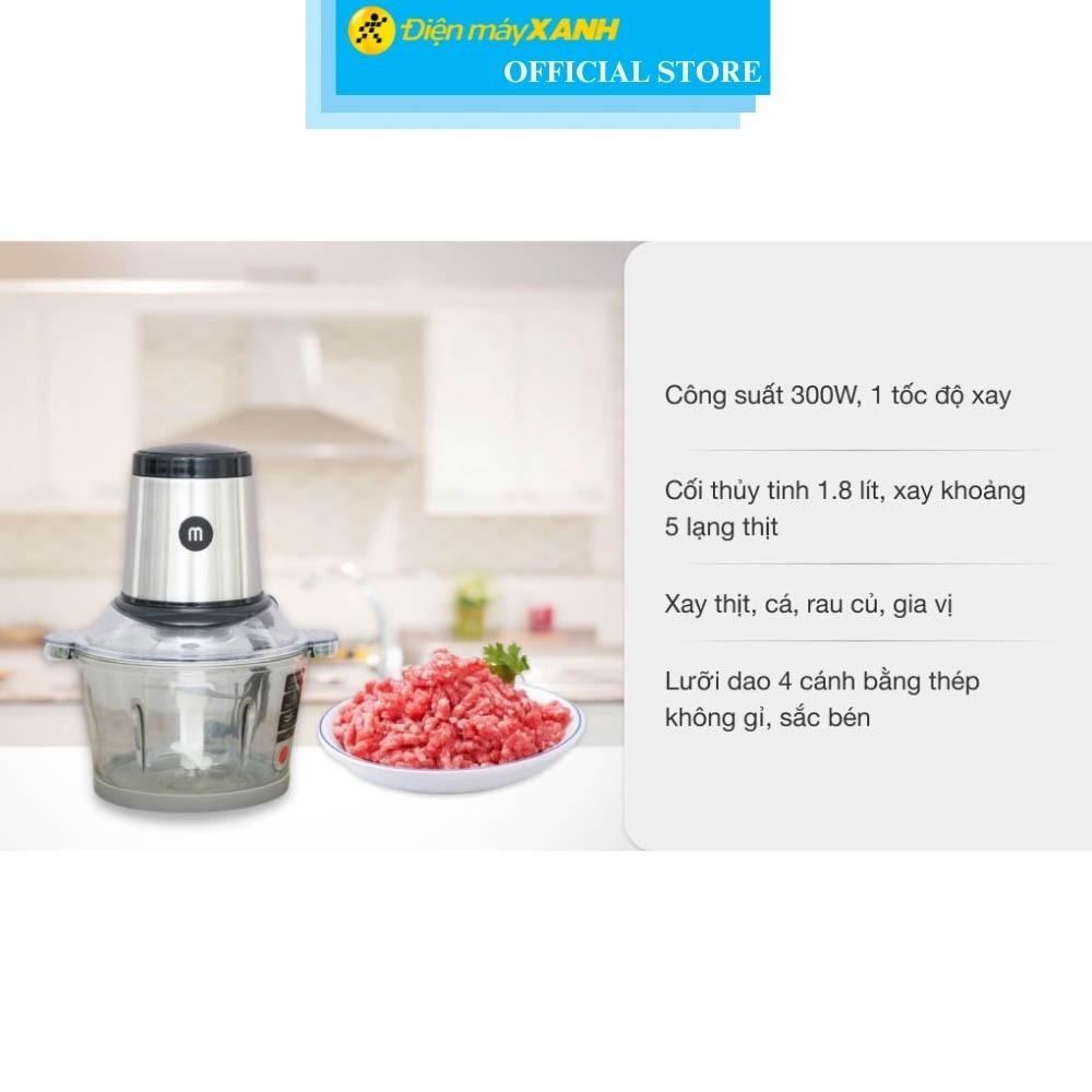 Máy xay thịt đa năng Mishio MK-135 300W 1.8 lít - Hàng Chính Hãng
