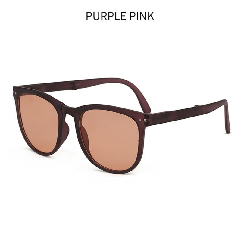 Kính râm Ultralight có thể gập lại thời trang chống oltraviolet Phong cách mới với hộp gương Color: 06