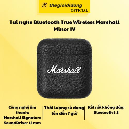 Tai nghe Bluetooth True Wireless Marshall Minor IV - Hàng Chính Hãng
