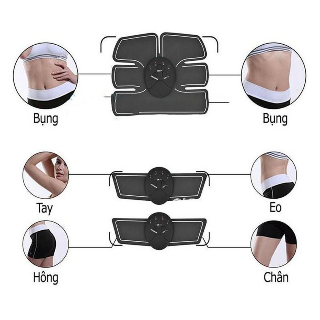 Bộ máy tập thể dục thông minh đào tạo cơ bắp EMS Smart Fitness 8 múi 1 bụng 2 tay.