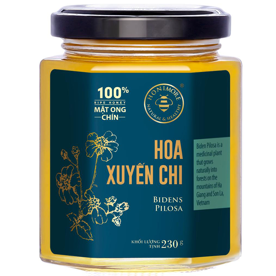 Mật Ong Chín Honimore Hoa Xuyến Chi (230g) - Mật ong rừng nguyên chất