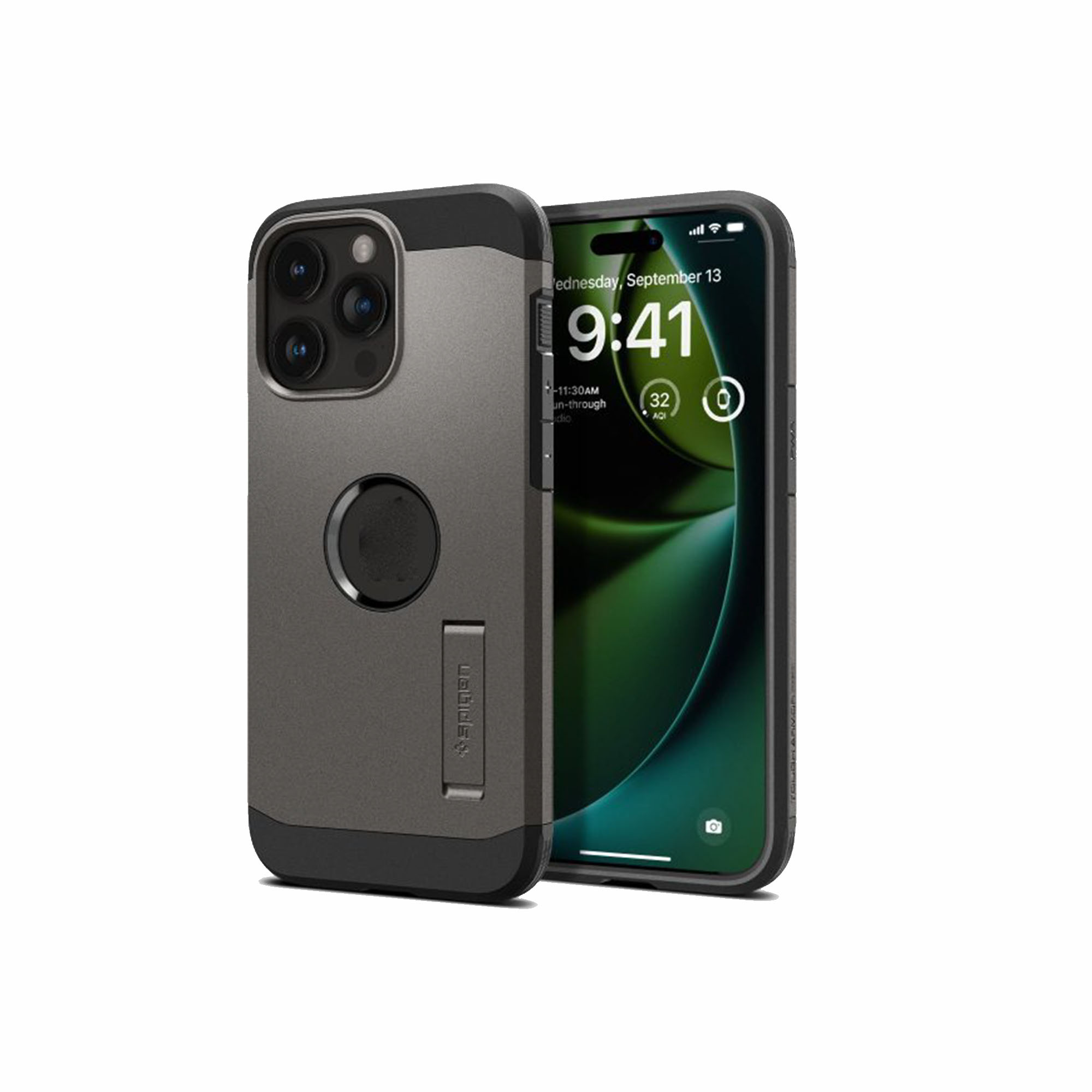 Ốp Lưng Spigen Tough Armor Magfit Dành Cho iPhone 15 Pro Max Chống Sốc Mạnh Mẽ Hỗ Trợ Sạc Không Dây ACS06594 Hàng Chính Hãng