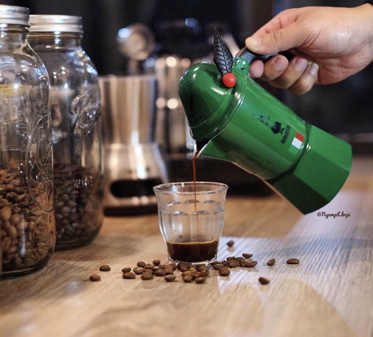 Ấm pha cà phê BIALETTI ALPINA 3CUP . Hàng chính hãng