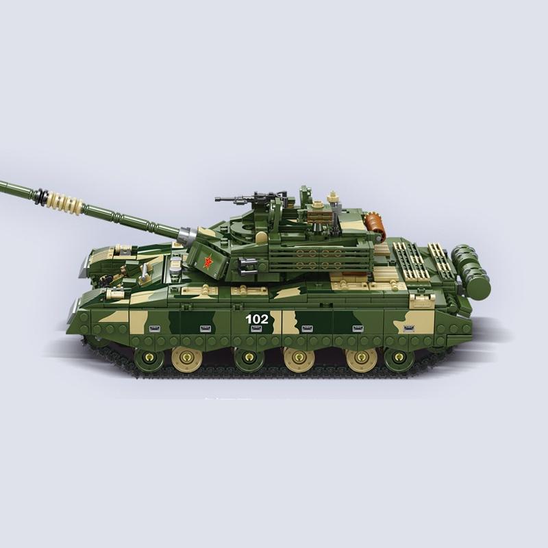 Đồ chơi Lắp ráp Xe Tăng ZTZ99, Kazi KY10010 Battle Tank Xếp hình thông minh, Mô hình xe tăng