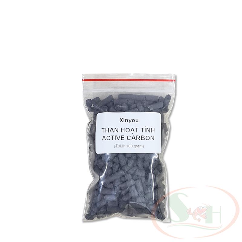 Viên nén than hoạt tính Xinyou Active Carbon lọc xử lý nước bể cá tép thủy sinh