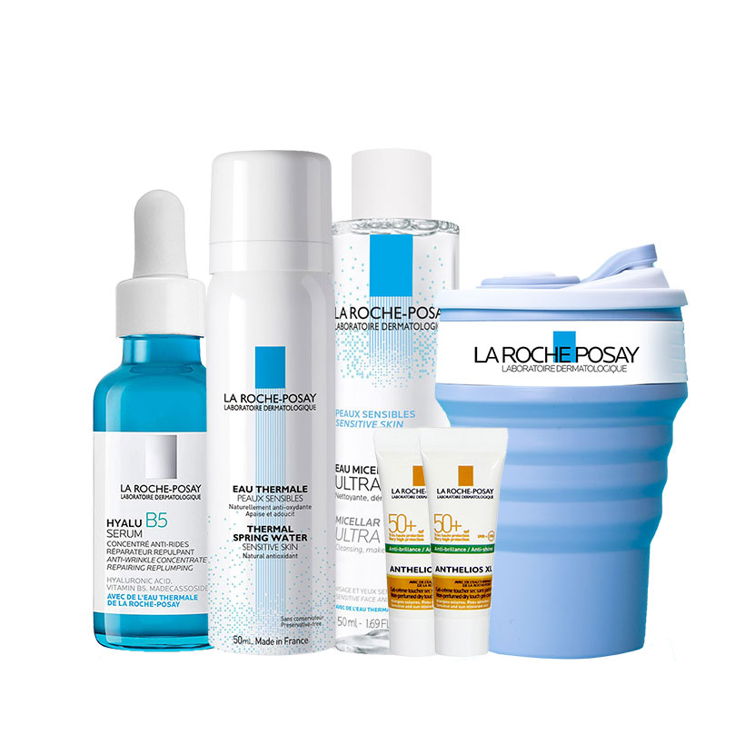 Bộ dưỡng chất chuyên sâu giúp hỗ trợ quá trình tái tạo da La Roche-Posay Hyalu B5 Serum