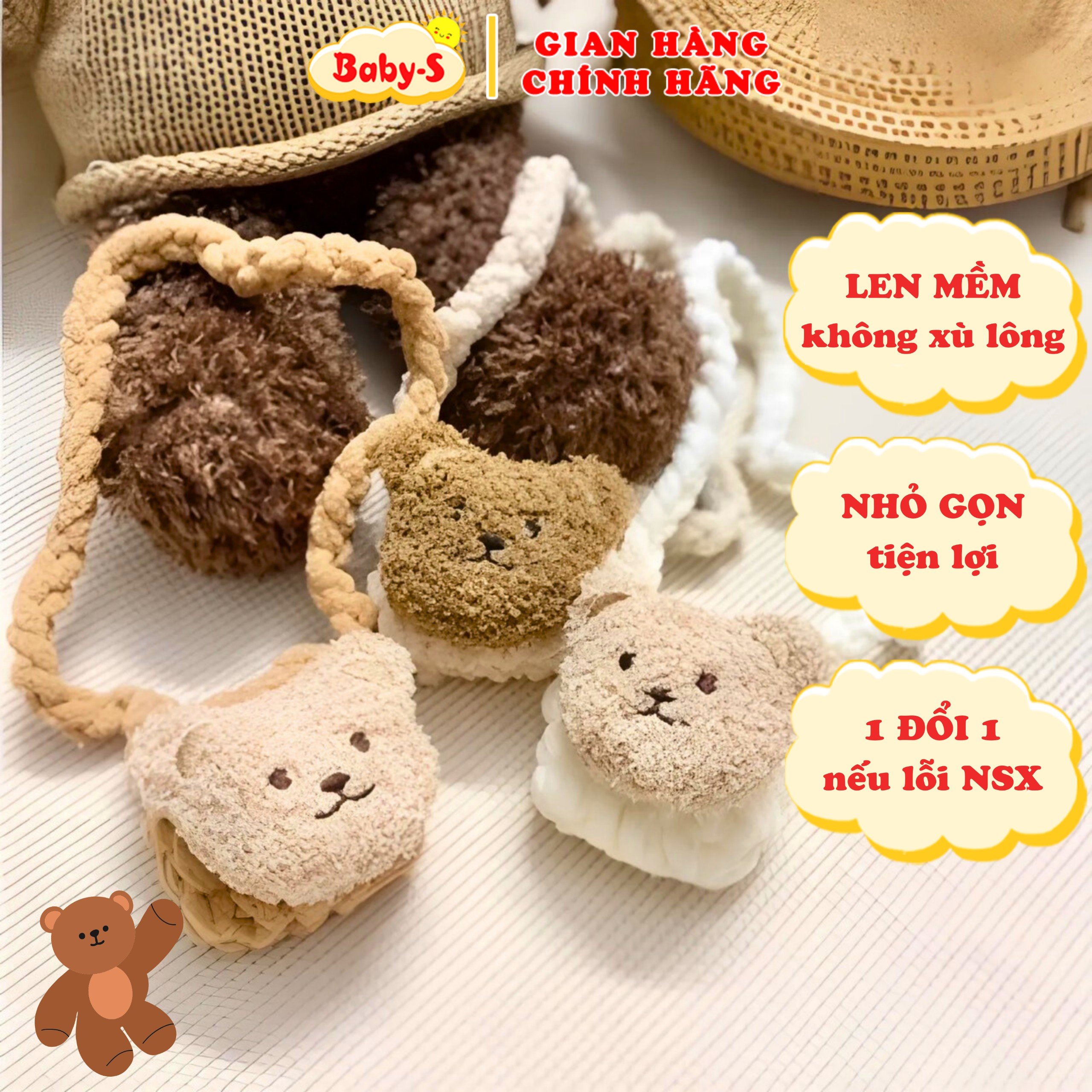 Túi đựng tỏi cho bé nhiều họa tiết xinh xắn Baby-S, Túi cho bé phong cách Hàn Quốc cao cấp – STX040