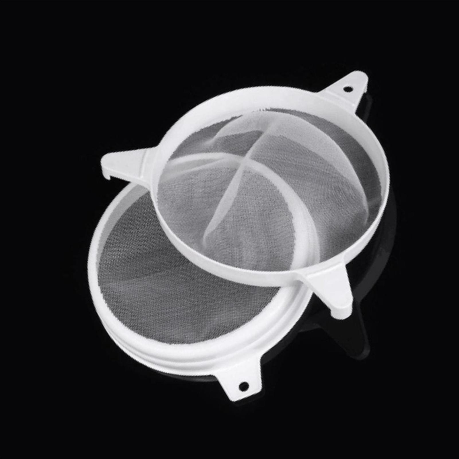 Bộ ray lọc mật ong với lưới lọc đôi chất liệu nhựa và nylon cao cấp, bền và có thể tái sử dụng.thiết kế 3 tay cầm tiện lợi