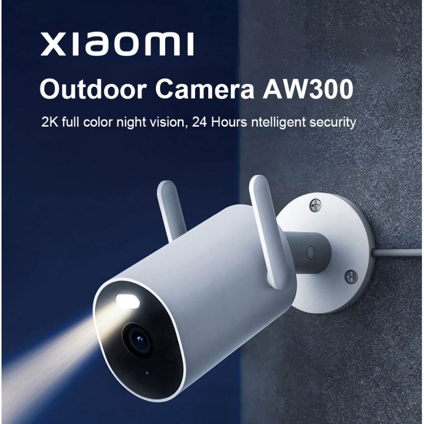 Camera Ngoài Trời Xiaomi Outdoor Camera AW300 2K - Ai phát hiện con người - Bản quốc tế - Bảo hành 12 tháng - Hàng chính hãng