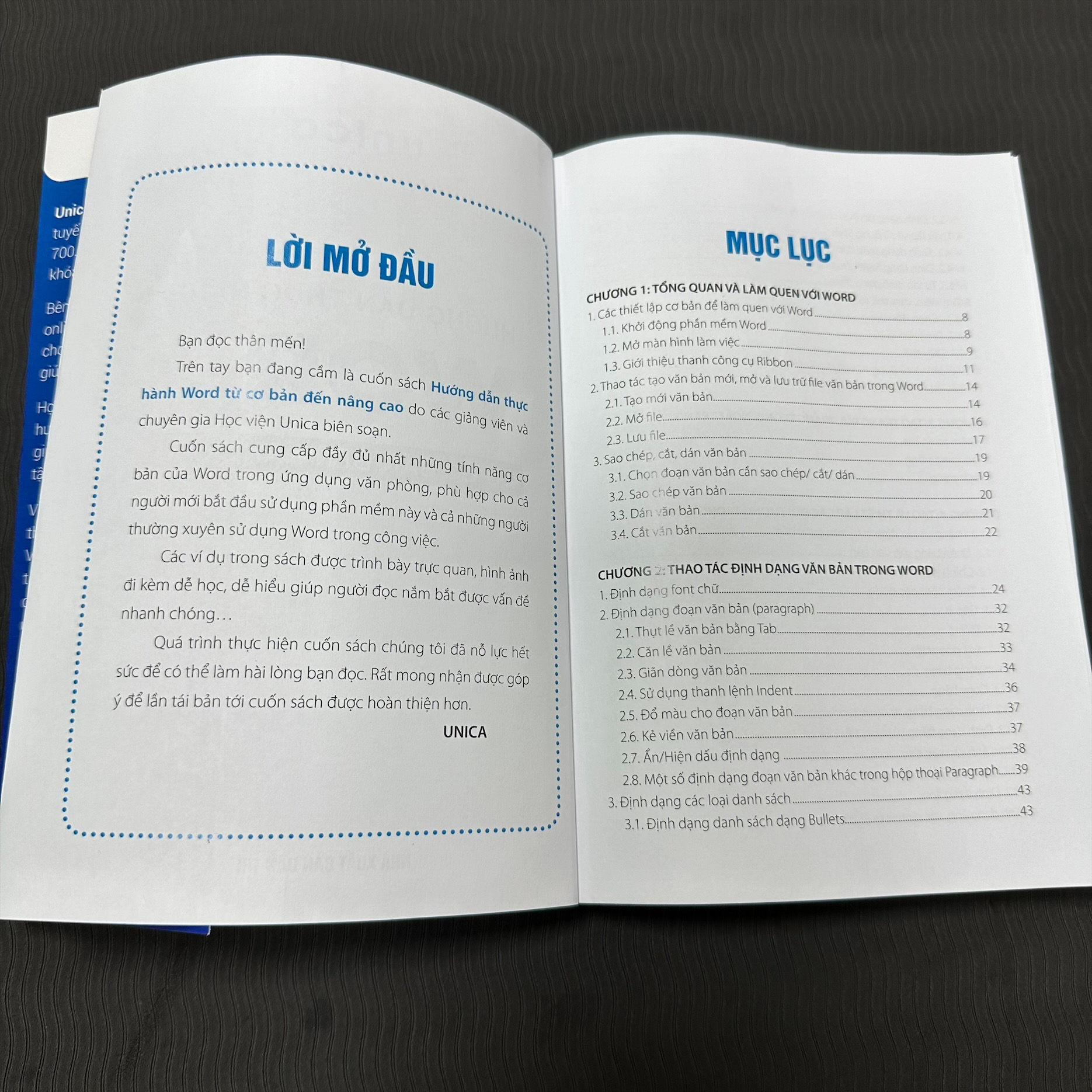 Combo 3 Sách Word - Excel - Google Sheet Tin học văn phòng Unica, Hướng dẫn thực hành từ cơ bản đến nâng cao, in màu chi tiết, TẶNG video bài giảng