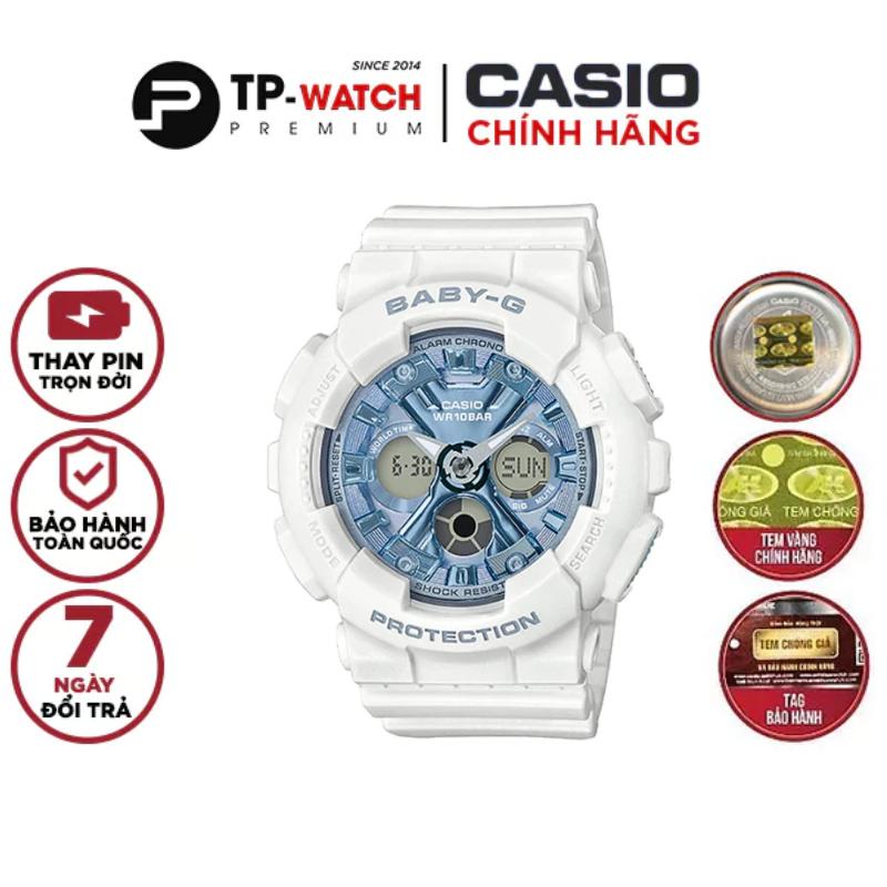 Đồng Hồ Nữ Dây Nhựa Casio Baby-G BA-130-7A2DR Chính Hãng - BA-130-7A2