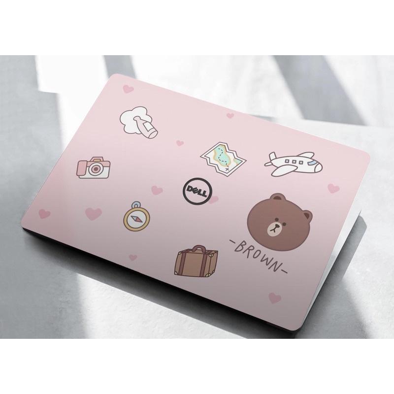 Skin Dán Laptop Mẫu Gấu Brown - Miếng Dán Cắt Sẵn Theo Từng Kích Thước Máy