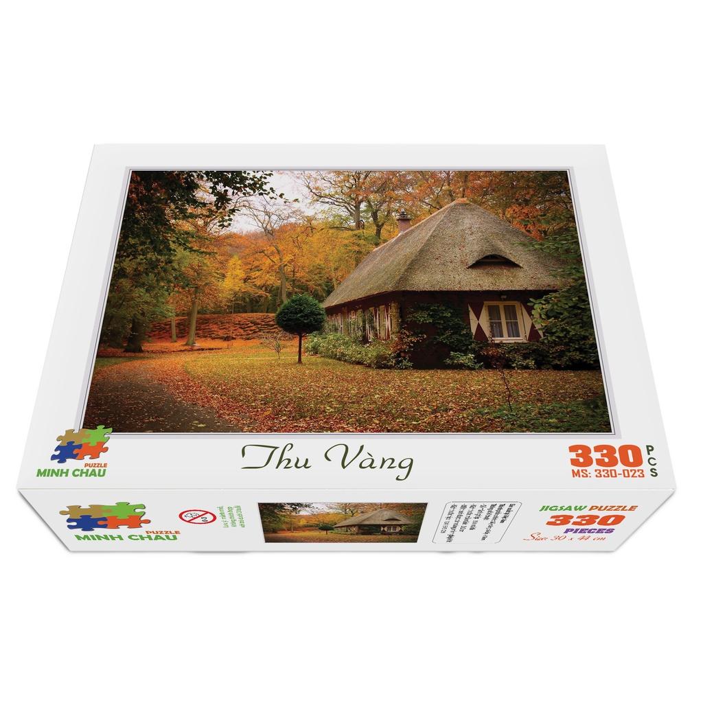Bộ ghép hình hộp 330 mảnh-Thu Vàng