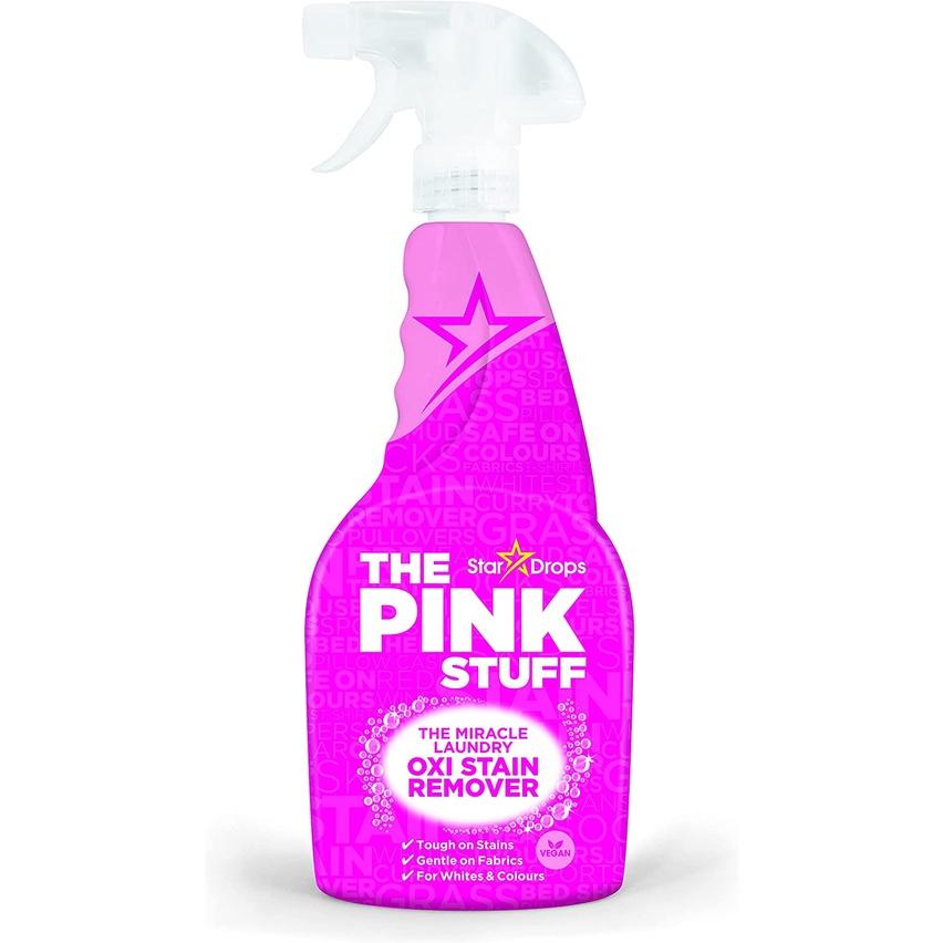 CHAI XỊT DẠNG BỌT TẨY VẾT BẨN QUẦN ÁO - THẢM - RÈM Stardrops - The Pink Stuff - Laundry Oxi Stain Remover