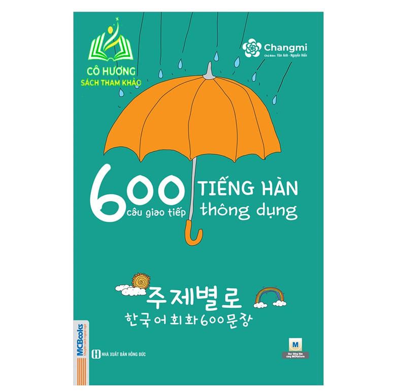 Sách - 600 Câu Giao Tiếp Tiếng Hàn Thông Dụng Dành Cho Người Tự Học - MC