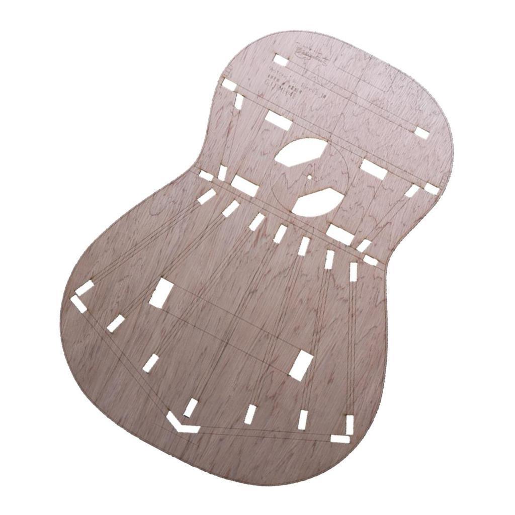 Classical Guitar Body Router Template CNC 2mm Thickness Wood for Torres 1