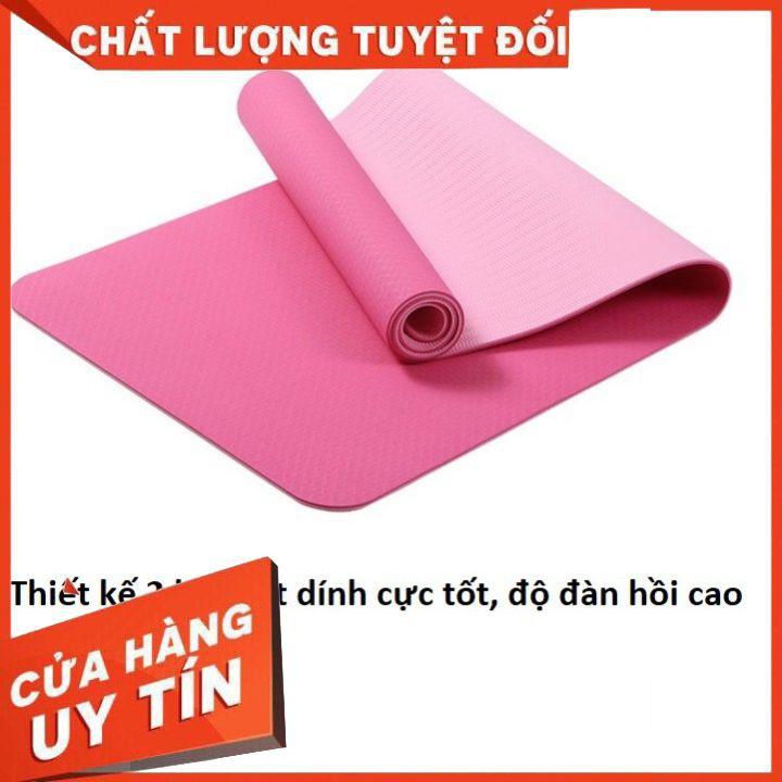 thảm tập yoga , thảm tập gym tại nhà , thảm tập yoga 2 lớp chống trượt định tuyến cao cấp