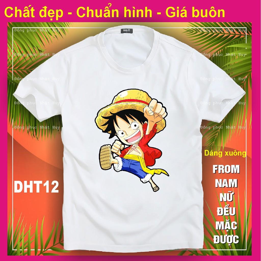 áo thun Đảo hải tặc 9 One Piece Usopp,Sanji, chất đẹp, in hình phông