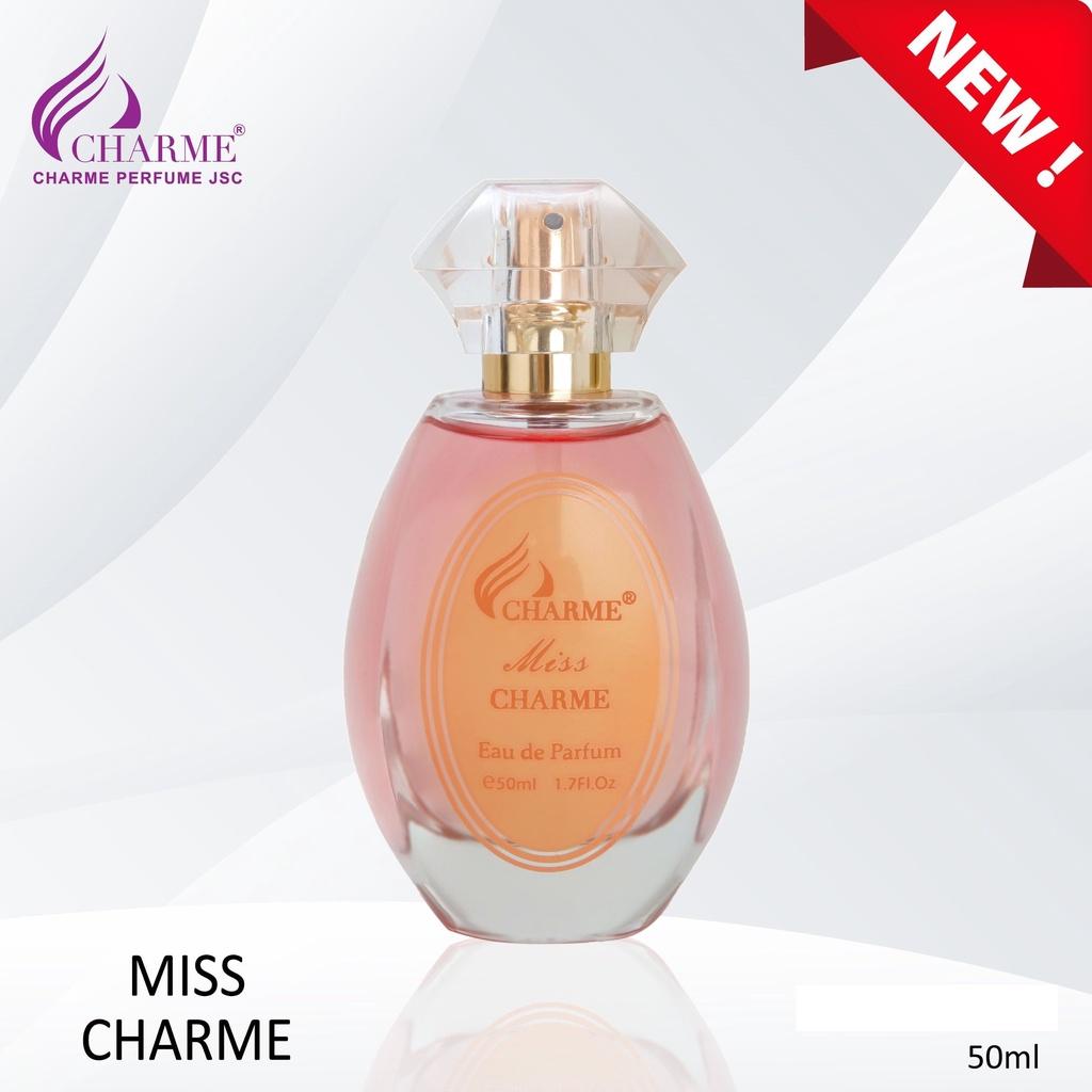 Nước hoa nữ lưu hương lâu, Charme Miss Charme, mùi hương nhẹ nhàng, mượt mà như sự âu yếm của rừng xanh, 100ml