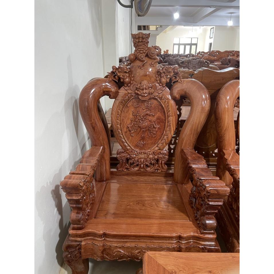 Bộ bàn ghế cao cấp phượng gỗ hương đá - Nội thất phòng bếp - Nội thất gia đình - Nội thất sang trọng