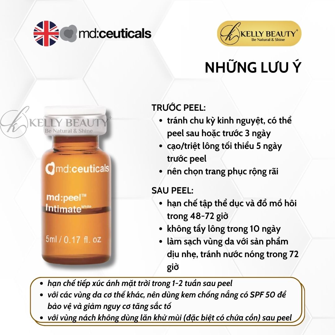 Peel Khử Thâm Trẻ Hóa Vùng Da MD:PEEL Intimate White - MD:Ceuticals | Kelly Beauty