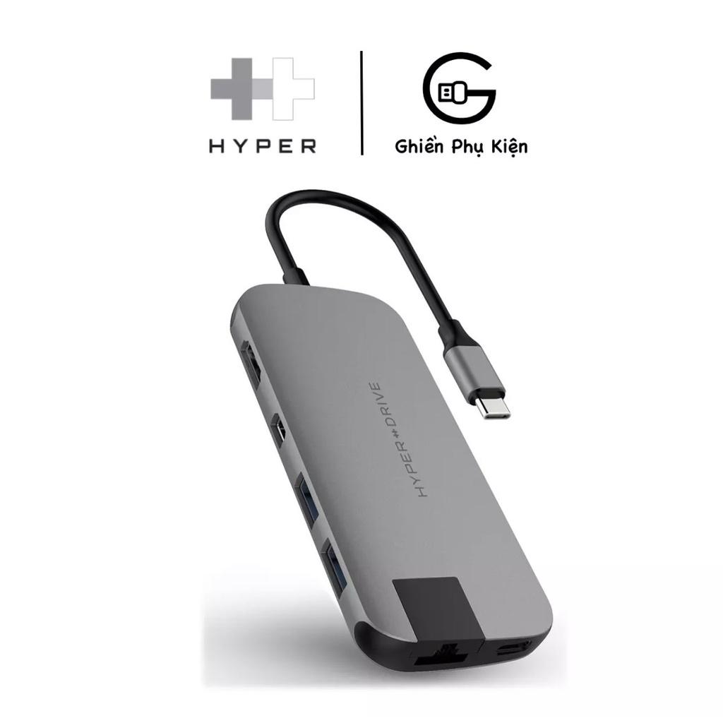 Cổng Chuyển Hyperdrive SLIM USB-C Multi Port Hub for MacBook, PC &amp; Devices - HD247B - Hàng Chính Hãng