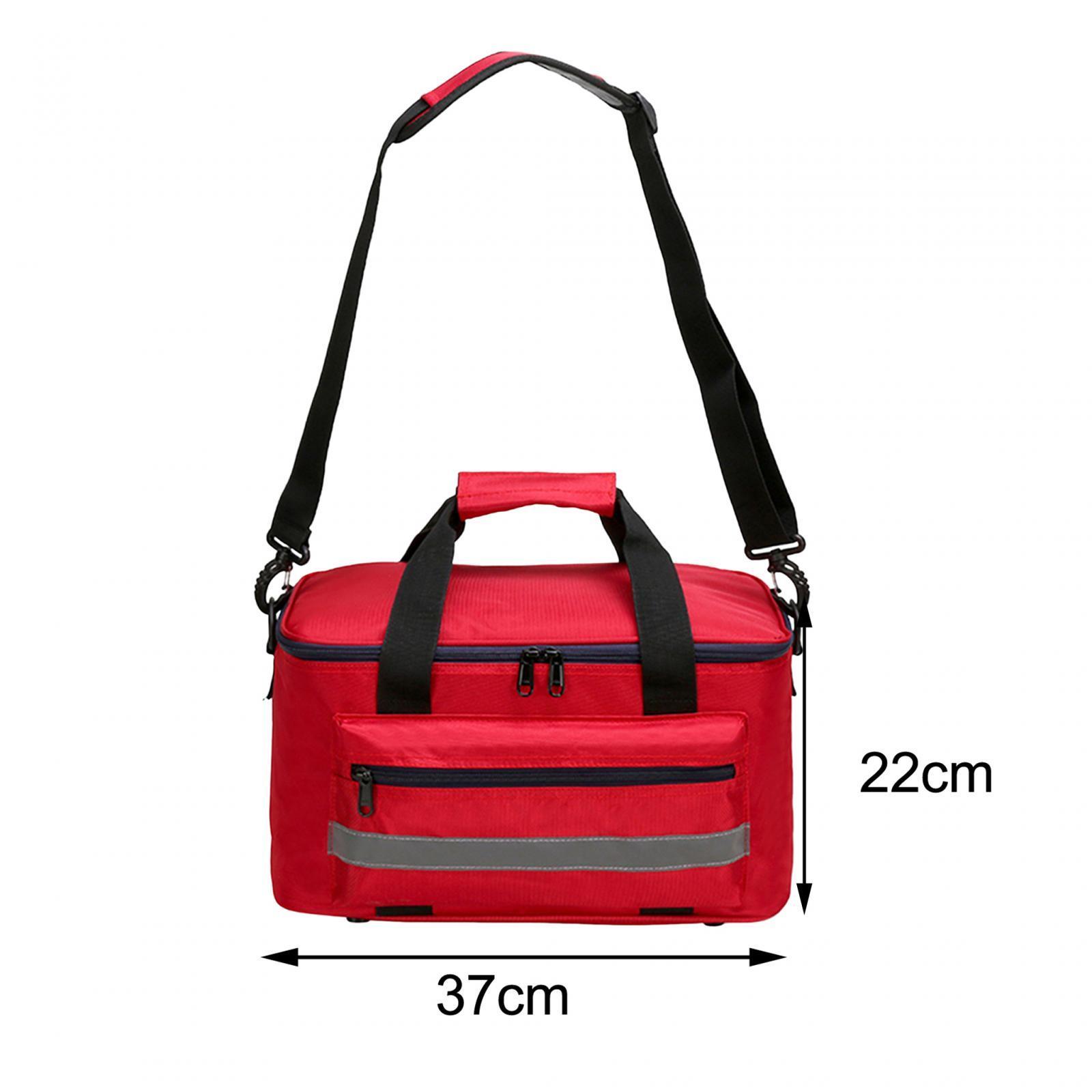 First Aid  Bag First Responder Bag Lightweight and Durable Empty Waterproof Organizer Emergency Storage Bag Trauma Bag for Travel Camping