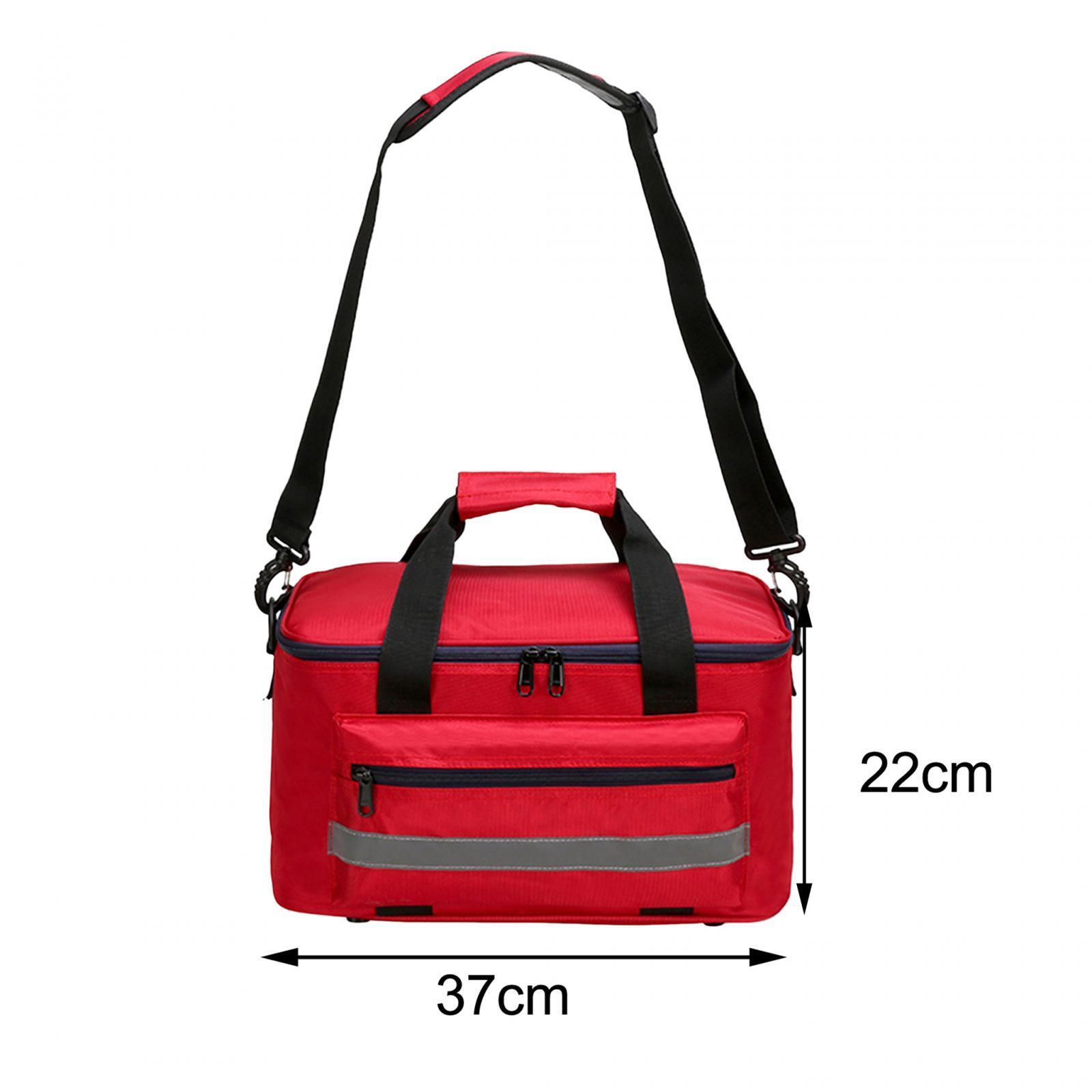 First Aid  Bag Large Zippered First Responder Bag for Camping Travel