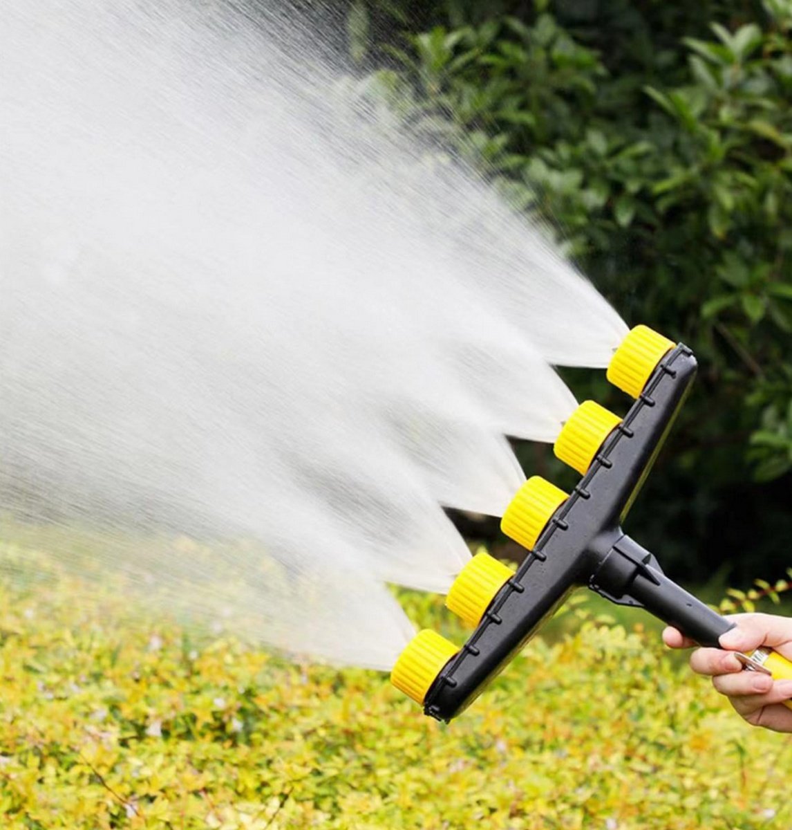 Vòi Xịt Nước Tưới Cây, Rửa Xe 5 Đầu Tiện Dụng