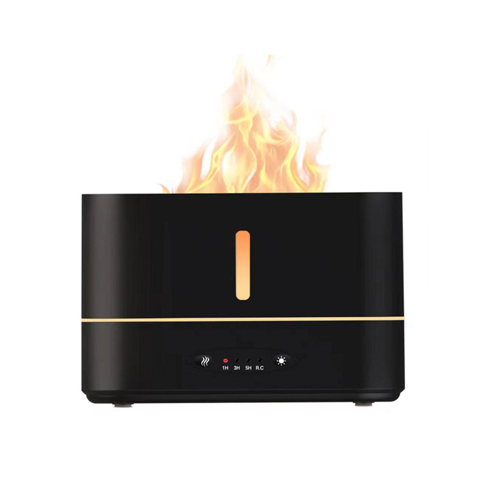 3D Night Light Humidifier Silent USB for Bedroom Travel Nursery Black