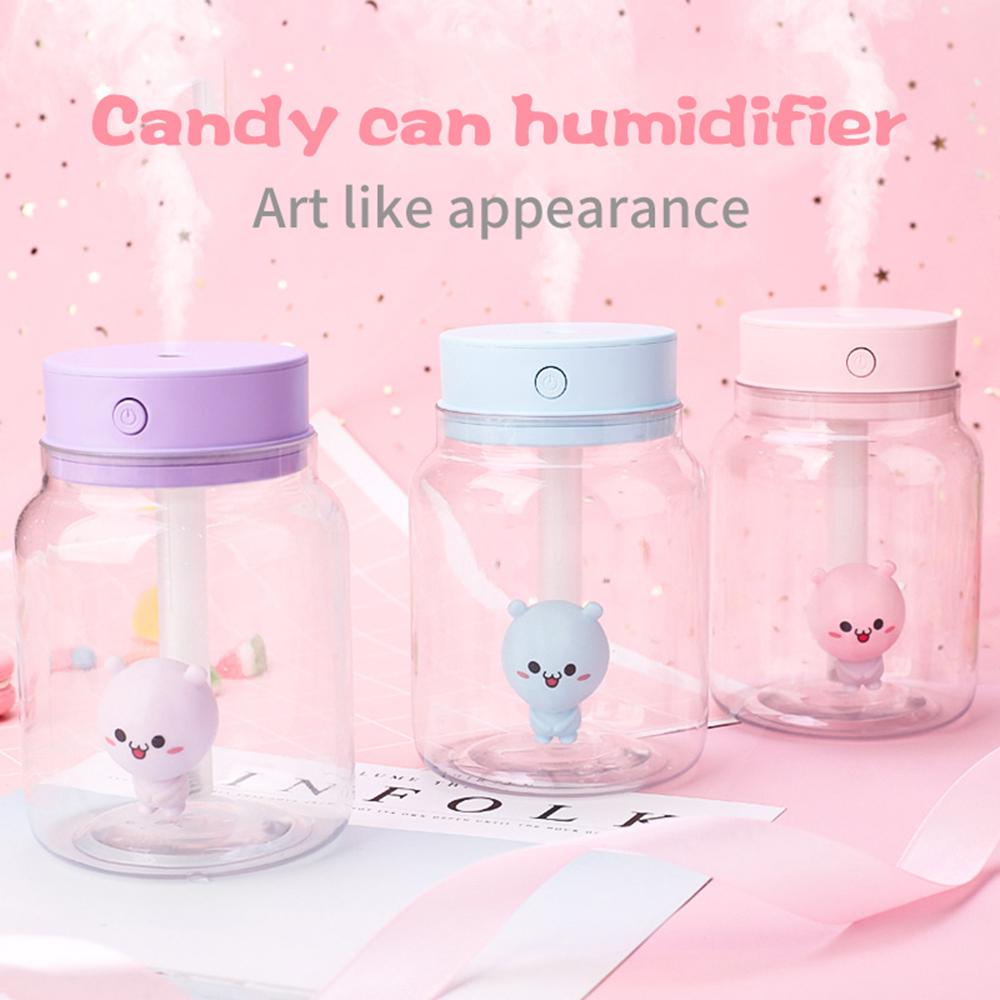 Mới Dễ Thương Máy Phun Sương Tạo Độ Ẩm Hương Thơm Máy Khuếch Tán Lọc Không Khí Mini Hộ Gia Đình Phòng Ngủ USB Tạo Độ Ẩm Siêu Âm Thanh Máy Tạo Độ Ẩm Không Khí Khuếch Tán