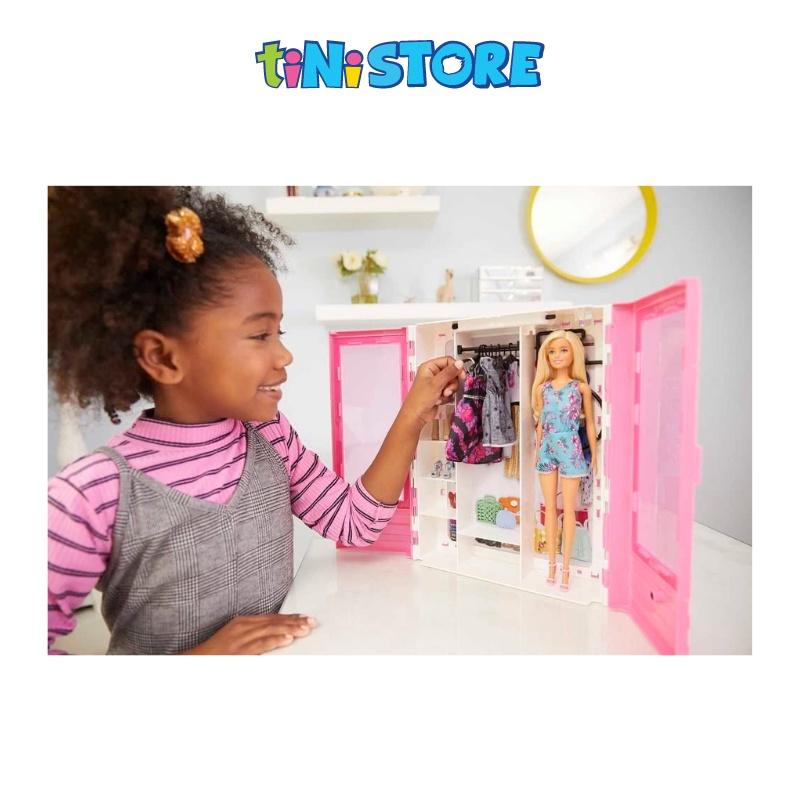 Bộ đồ chơi tủ thời trang đẳng cấp của búp bê Barbie