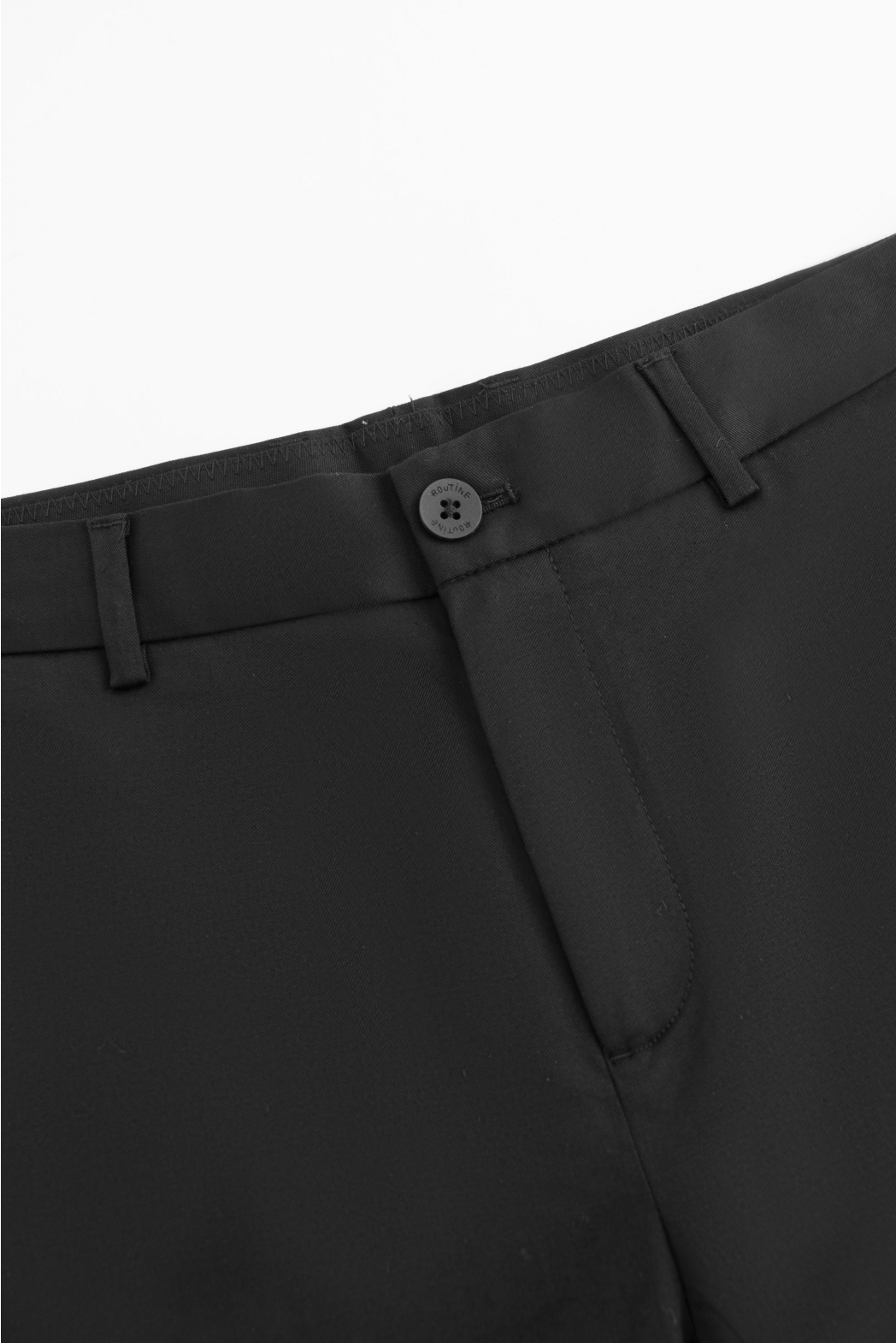 Quần Kaki Nam ROUTINE Cotton Gập Ly Trơn Form Slim Crop - 10S23PCA001 | LASTORE MENSWEAR