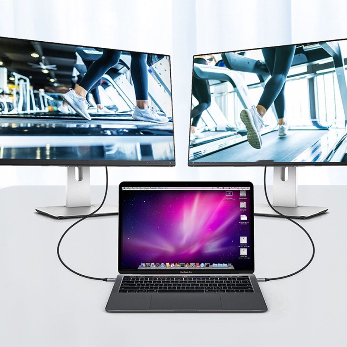 Cáp chuyển Type C sang HDMI 4K@60Hz Choetech XCH-1804 tương thích Thunderbolt 3 dài 1.8M