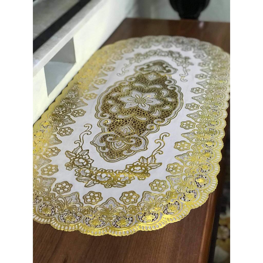 Khăn trải bàn Ren Hoa 40x80cm - HÀNG ĐẸP