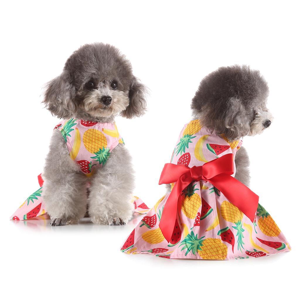 Pet Princess Costume Dress Summer Dress For Dog Birthday Costume Party