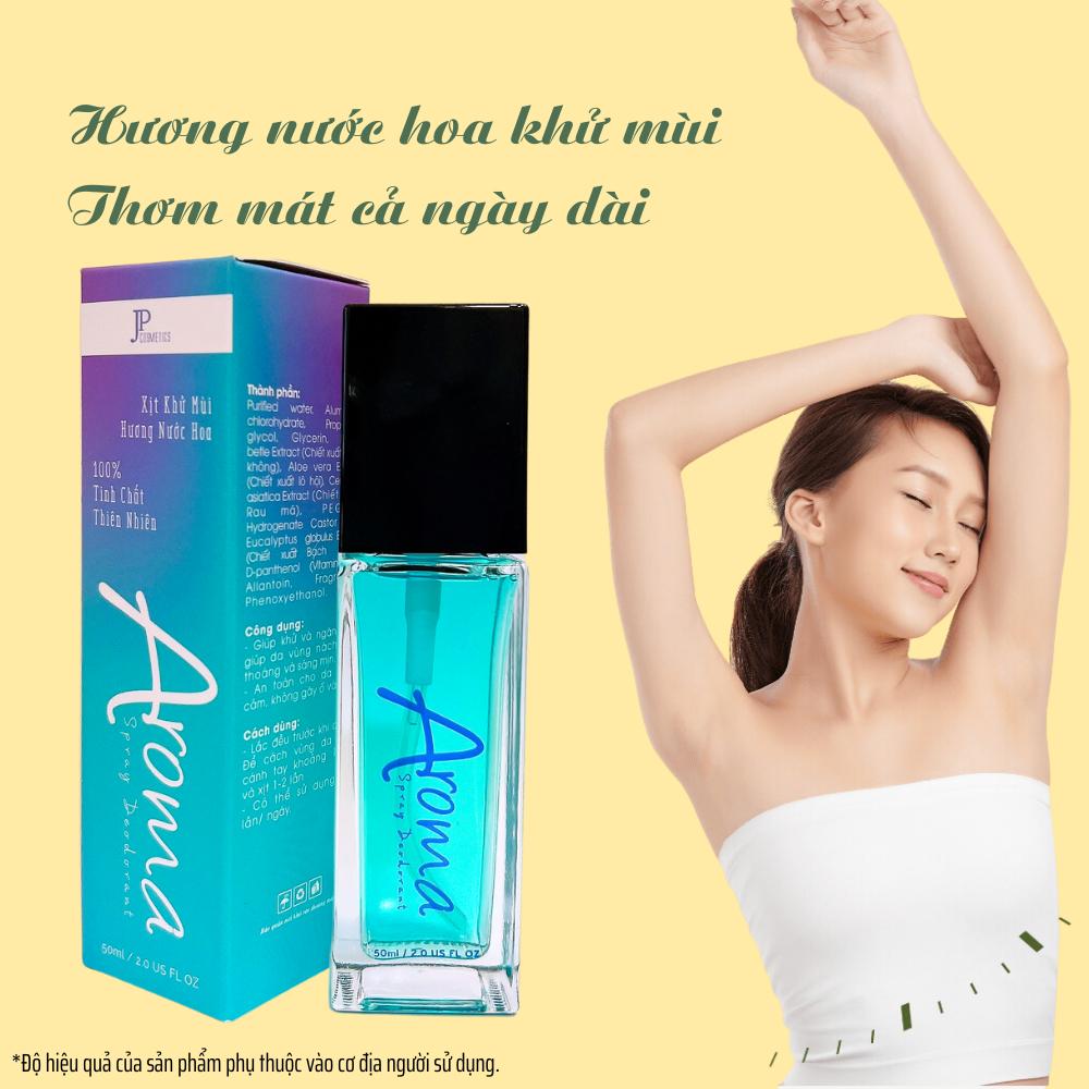 COMBO Xịt Khử Mùi Hôi Nách LARA CLEAR 40ml & AROMA 50ml, Khử Mùi Toàn Thân, Ngăn Tiết Mồ Hôi