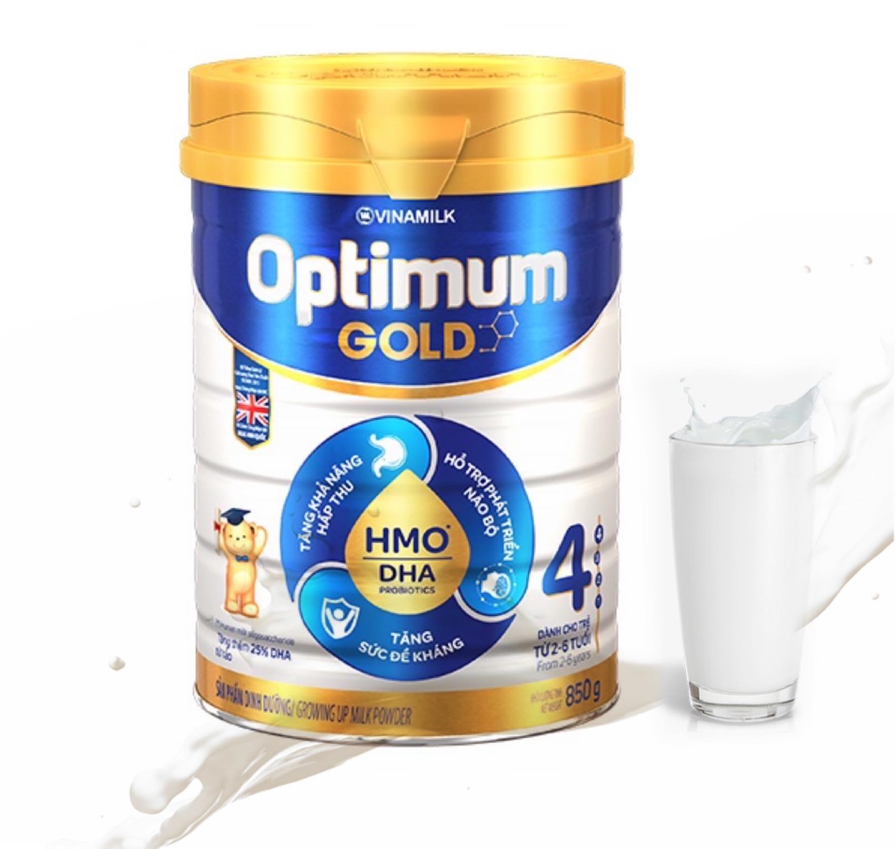 Sữa Bột Vinamilk Dielac Optimum Gold Step 4 (900g)