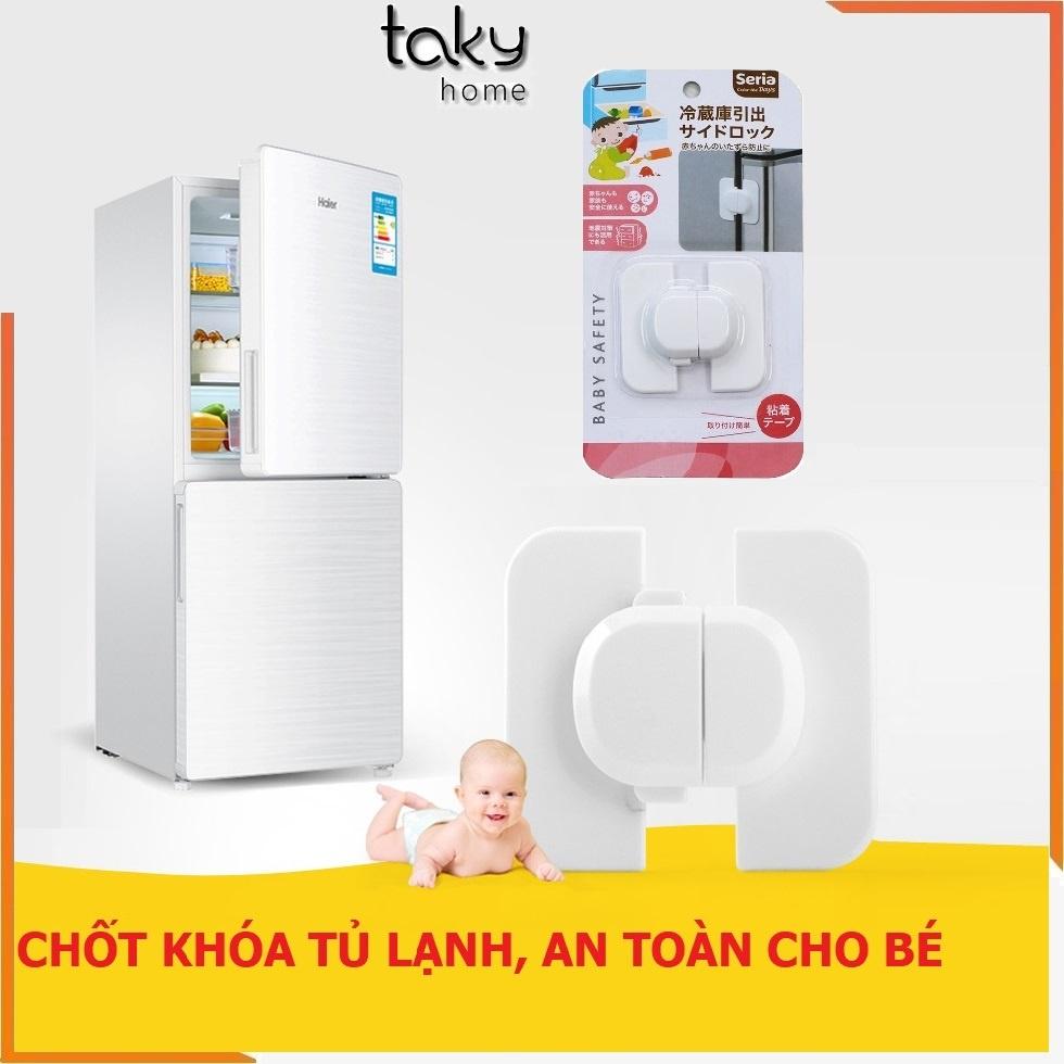 Chốt Cánh Tủ Lạnh, Khóa Tủ Lạnh An Toàn Cho Bé, Khóa Tủ Lạnh Cao Cấp, Tiện Dụng Trong Gia Đình Taky Home- 3106